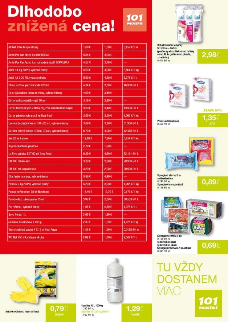 leták špeciálny leták 101 Drogerie strana 7 leták špeciálny leták 101 Drogerie strana 7