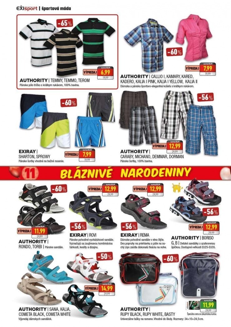 leták leták EXIsport - bláznivé narodeniny strana 2 leták leták EXIsport - bláznivé narodeniny strana 2