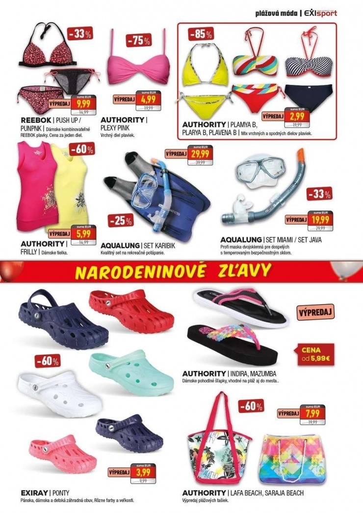 leták leták EXIsport - bláznivé narodeniny strana 3 leták leták EXIsport - bláznivé narodeniny strana 3