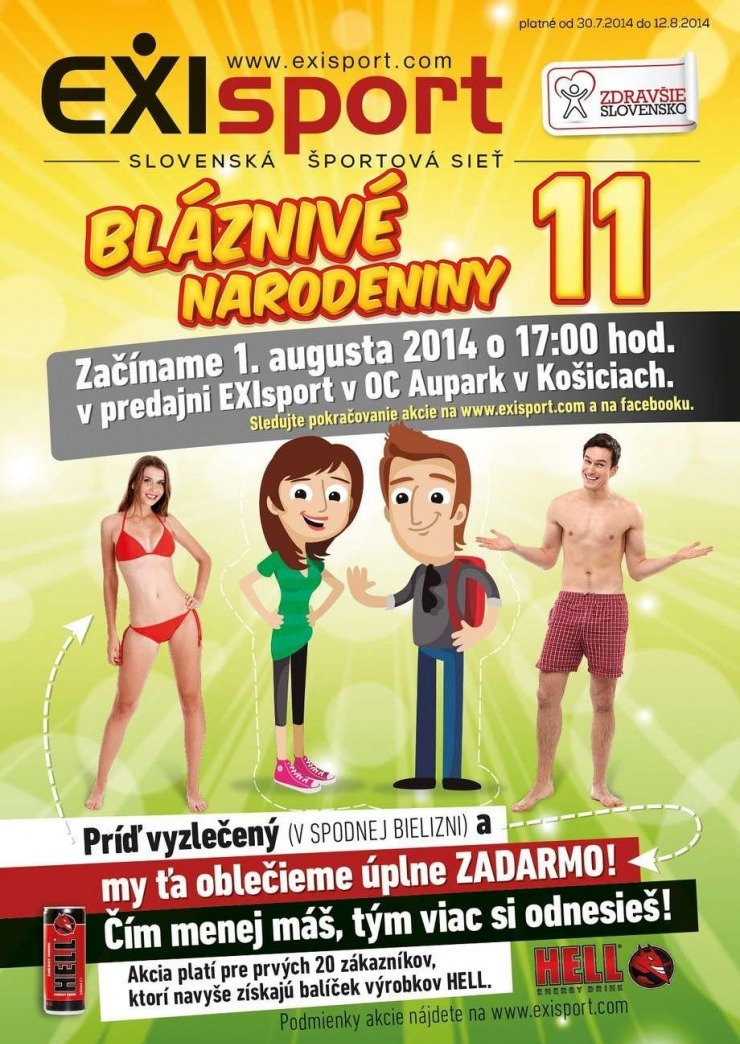 leták leták EXIsport - bláznivé narodeniny strana 8 leták leták EXIsport - bláznivé narodeniny strana 8