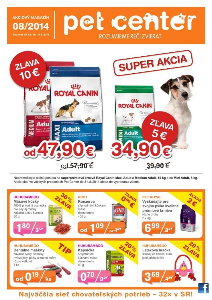 leták aktuálny leták Pet Center strana 1 leták aktuálny leták Pet Center strana 1