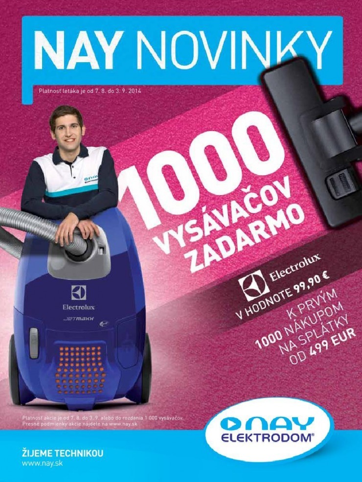 leták extra leták NAY Elektrodom strana 1 leták extra leták NAY Elektrodom strana 1