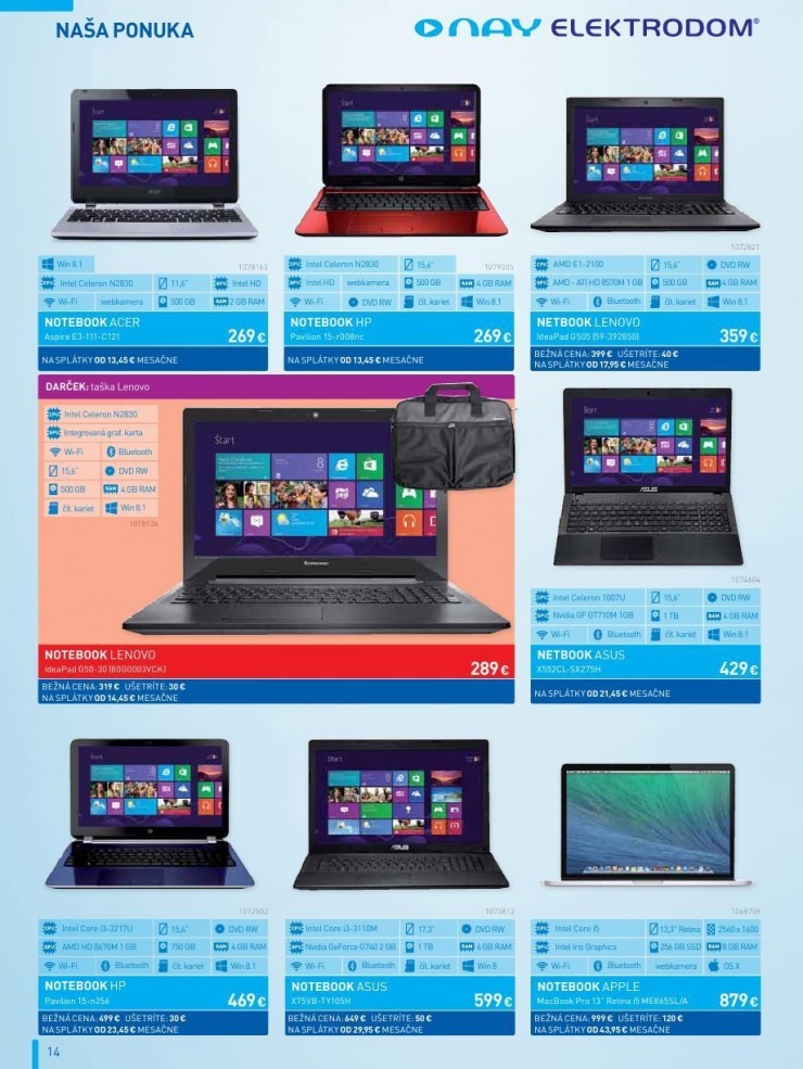 leták extra leták NAY Elektrodom strana 14 leták extra leták NAY Elektrodom strana 14