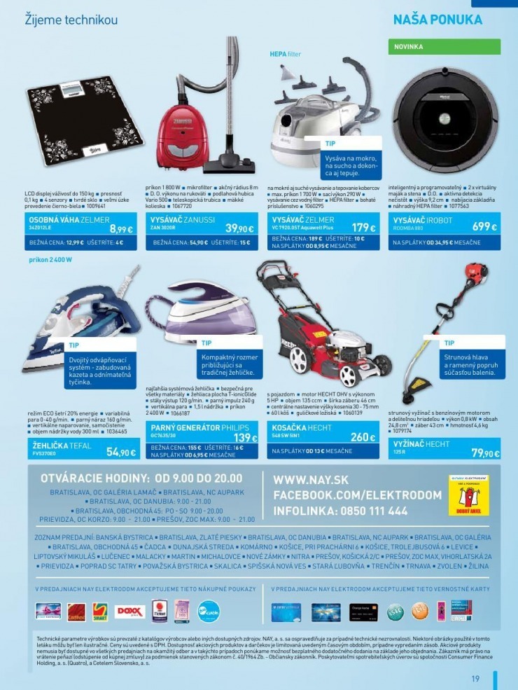 leták extra leták NAY Elektrodom strana 19 leták extra leták NAY Elektrodom strana 19
