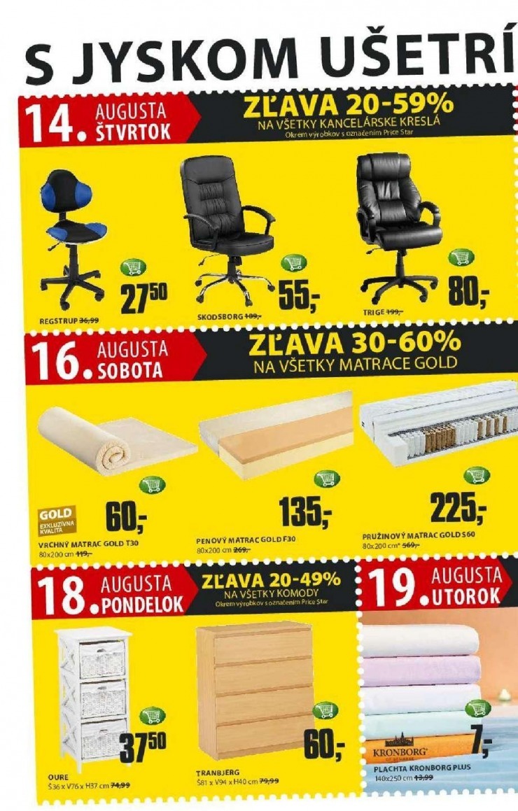 leták Jysk leták - super týždeň strana 2 leták Jysk leták - super týždeň strana 2
