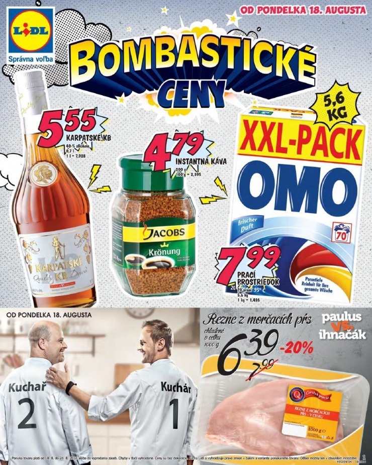 leták Lidl leták - bombastické ceny strana 1 leták Lidl leták - bombastické ceny strana 1