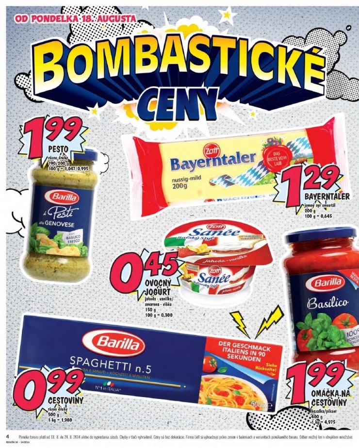 leták Lidl leták - bombastické ceny strana 4 leták Lidl leták - bombastické ceny strana 4