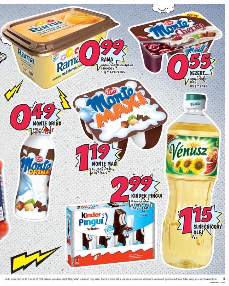 leták Lidl leták - bombastické ceny strana 5 leták Lidl leták - bombastické ceny strana 5