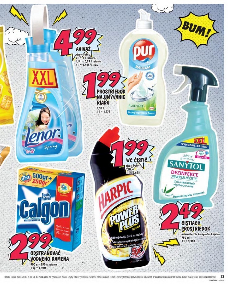 leták Lidl leták - bombastické ceny strana 13 leták Lidl leták - bombastické ceny strana 13