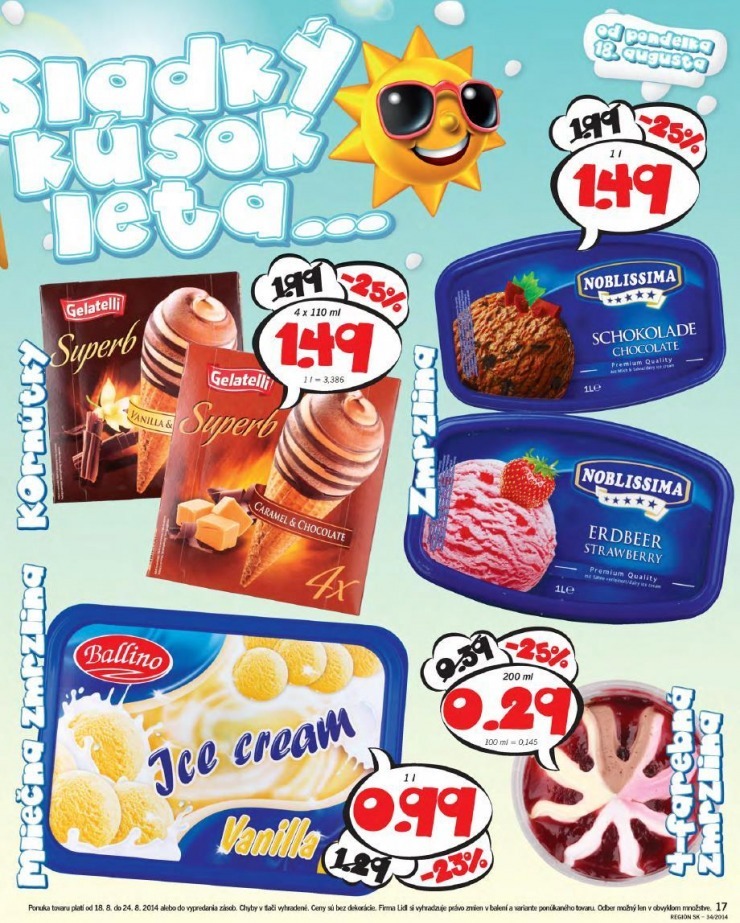 leták Lidl leták - bombastické ceny strana 17 leták Lidl leták - bombastické ceny strana 17
