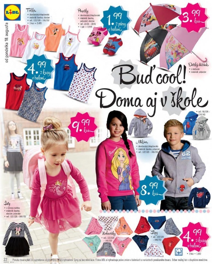 leták Lidl leták - bombastické ceny strana 22 leták Lidl leták - bombastické ceny strana 22