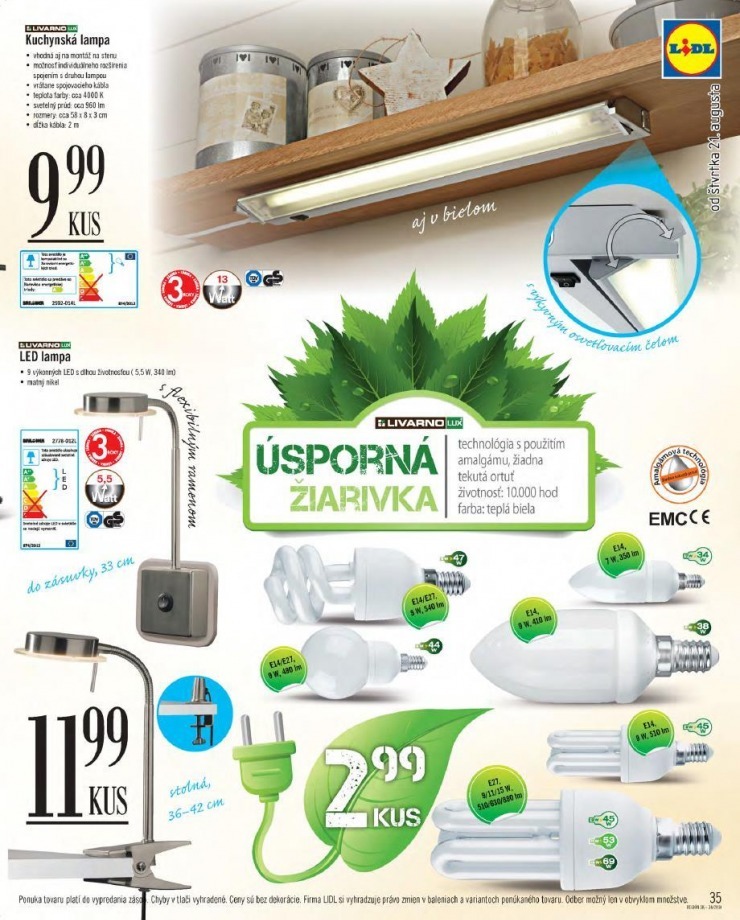 leták Lidl leták - bombastické ceny strana 35 leták Lidl leták - bombastické ceny strana 35