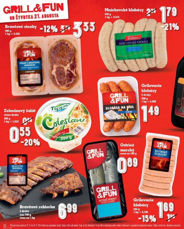 leták Lidl leták - bombastické ceny strana 36 leták Lidl leták - bombastické ceny strana 36