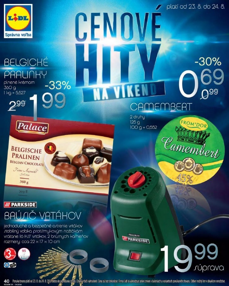 leták Lidl leták - bombastické ceny strana 40 leták Lidl leták - bombastické ceny strana 40