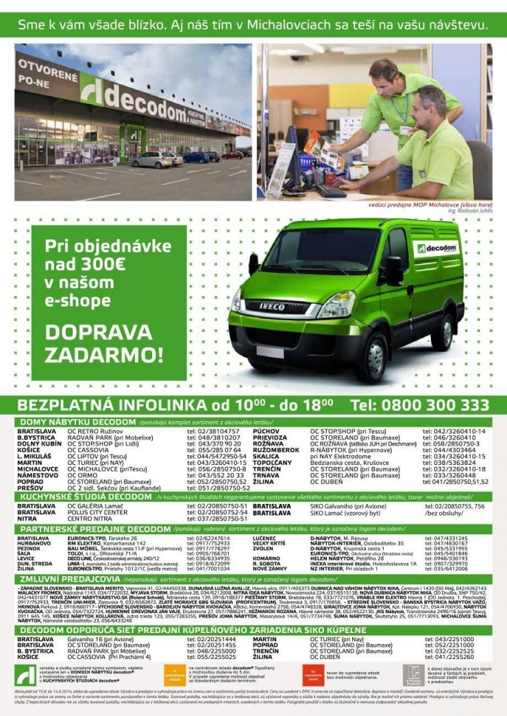 leták mimoriadný leták Decodom strana 24 leták mimoriadný leták Decodom strana 24