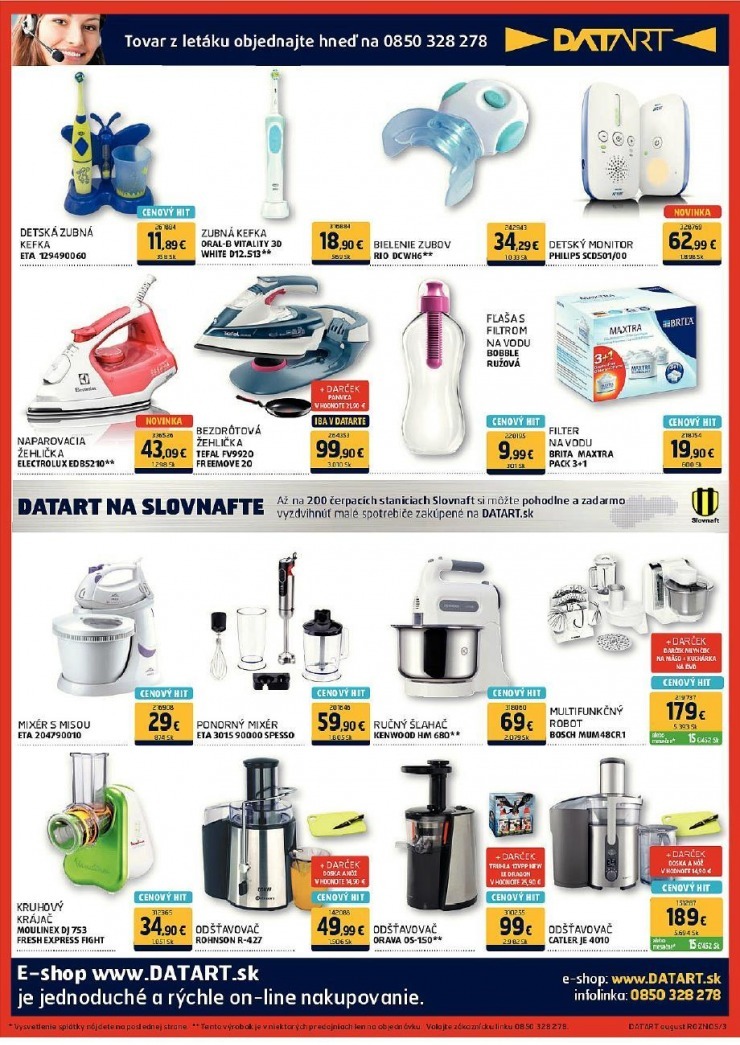 leták Datart leták - letná ponuka strana 3 leták Datart leták - letná ponuka strana 3