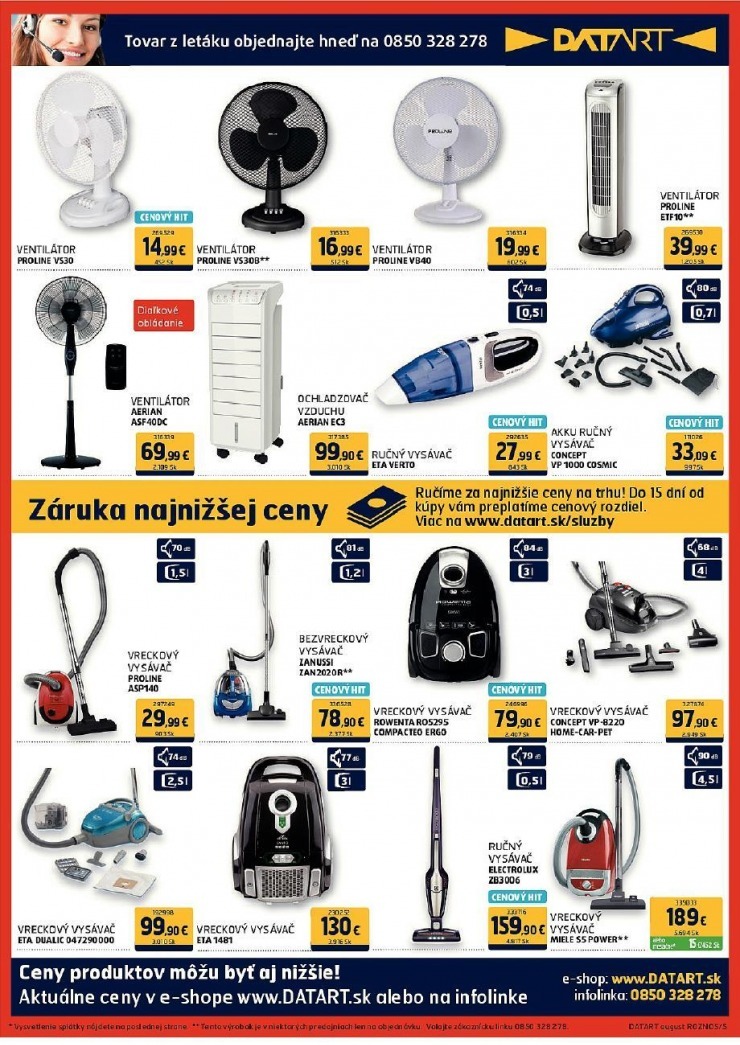 leták Datart leták - letná ponuka strana 5 leták Datart leták - letná ponuka strana 5
