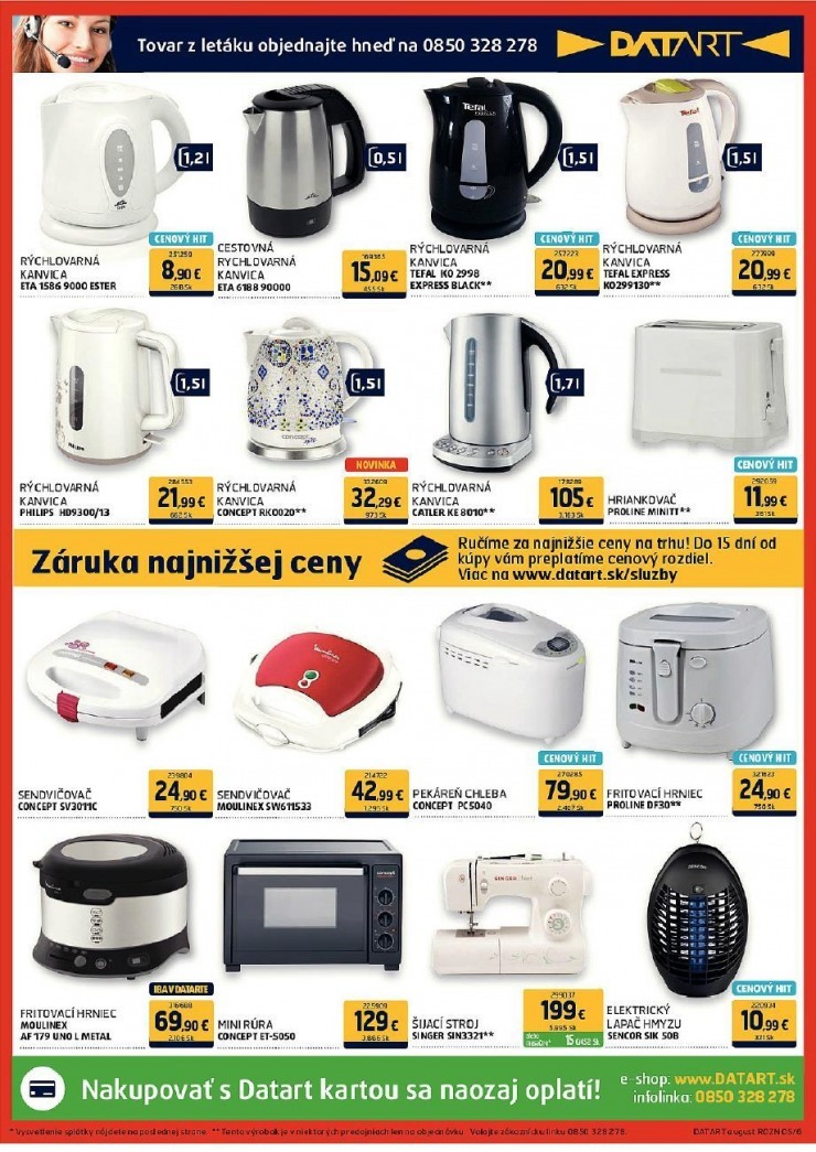 leták Datart leták - letná ponuka strana 6 leták Datart leták - letná ponuka strana 6