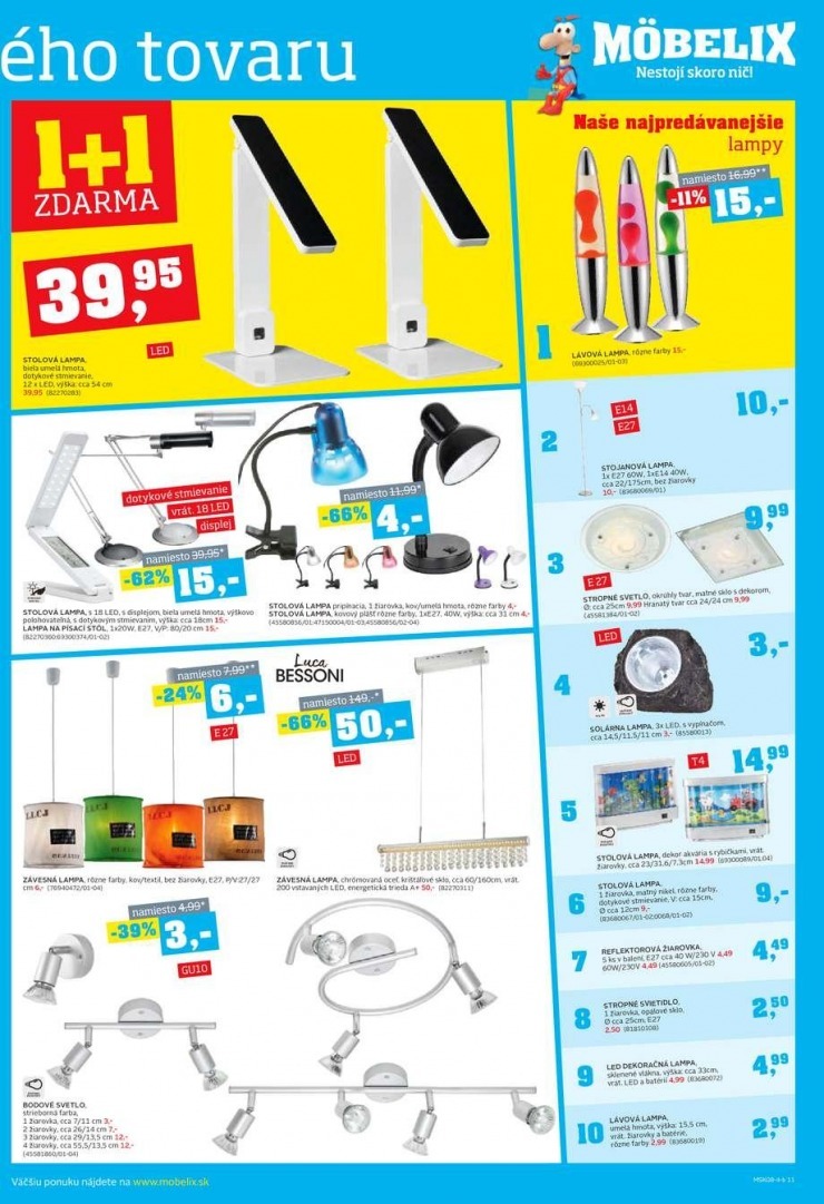 leták aktuálna ponuka Möbelix strana 11 leták aktuálna ponuka Möbelix strana 11