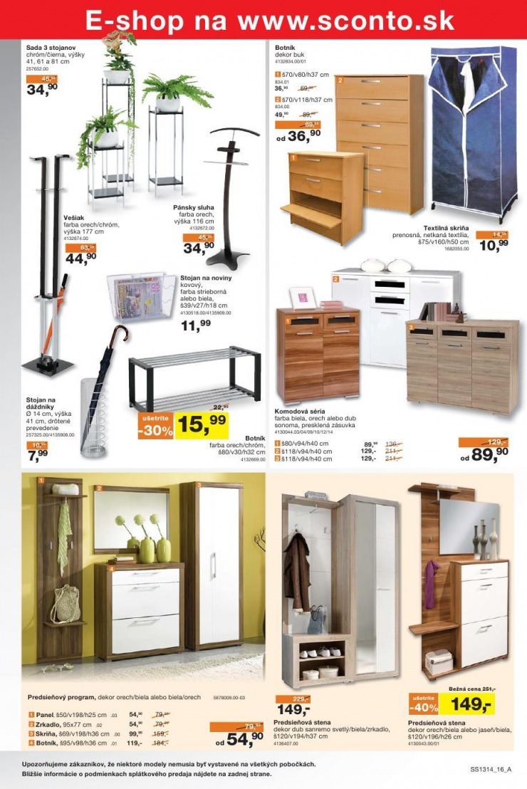 leták mimoriadný Sconto leták strana 16 leták mimoriadný Sconto leták strana 16