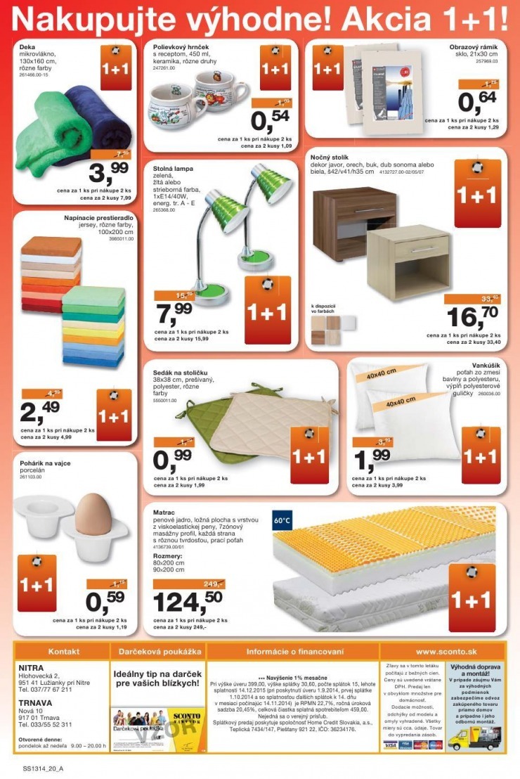 leták mimoriadný Sconto leták strana 20 leták mimoriadný Sconto leták strana 20