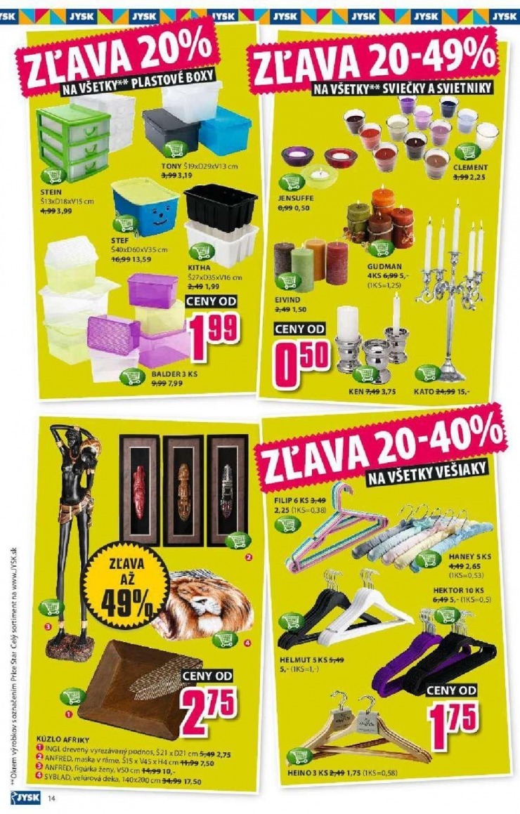 leták mimoriadná ponuka Jysk strana 14 leták mimoriadná ponuka Jysk strana 14