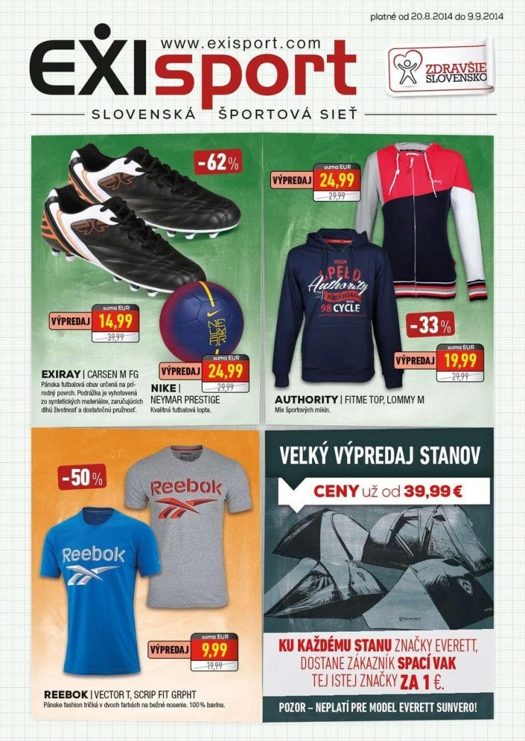 leták akčný leták EXIsport strana 4 leták akčný leták EXIsport strana 4