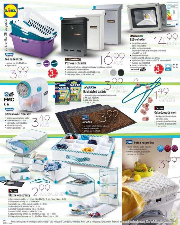 leták mimoriadný leták Lidl strana 26 leták mimoriadný leták Lidl strana 26