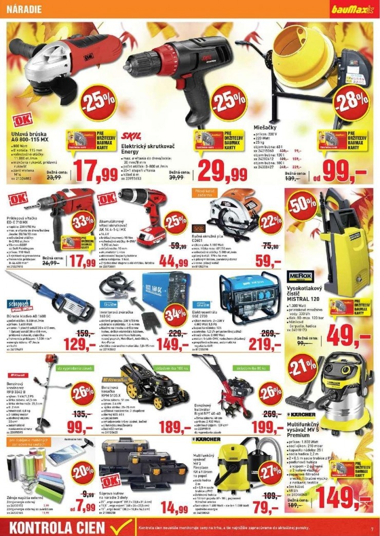 leták mimoriadný leták bauMax strana 7 leták mimoriadný leták bauMax strana 7