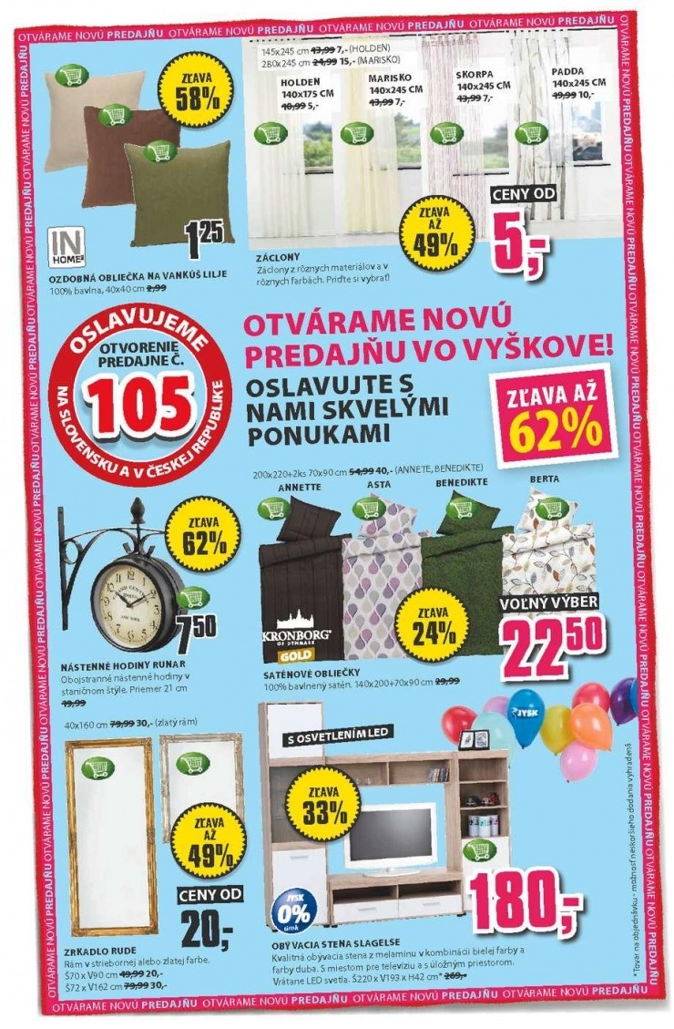 leták Jysk leták - narodeninové ponuky strana 2 leták Jysk leták - narodeninové ponuky strana 2