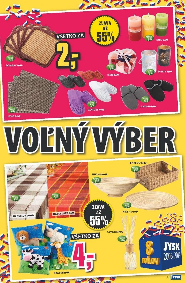 leták Jysk leták - narodeninové ponuky strana 3 leták Jysk leták - narodeninové ponuky strana 3