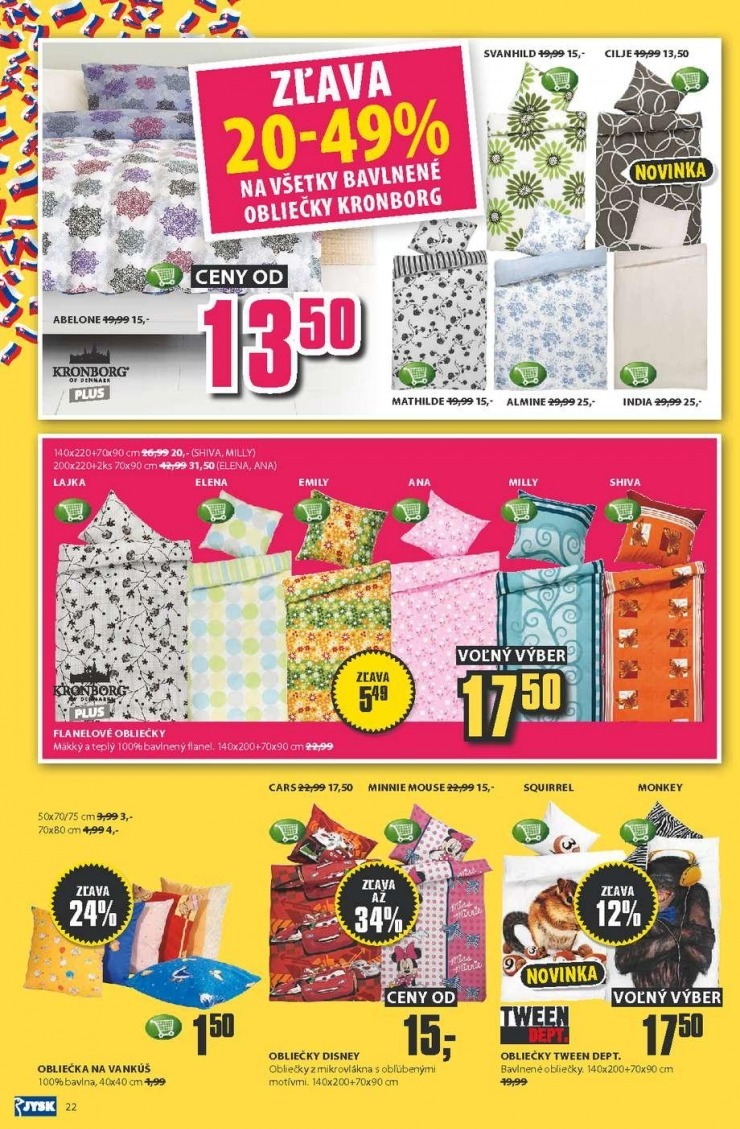 leták Jysk leták - narodeninové ponuky strana 22 leták Jysk leták - narodeninové ponuky strana 22
