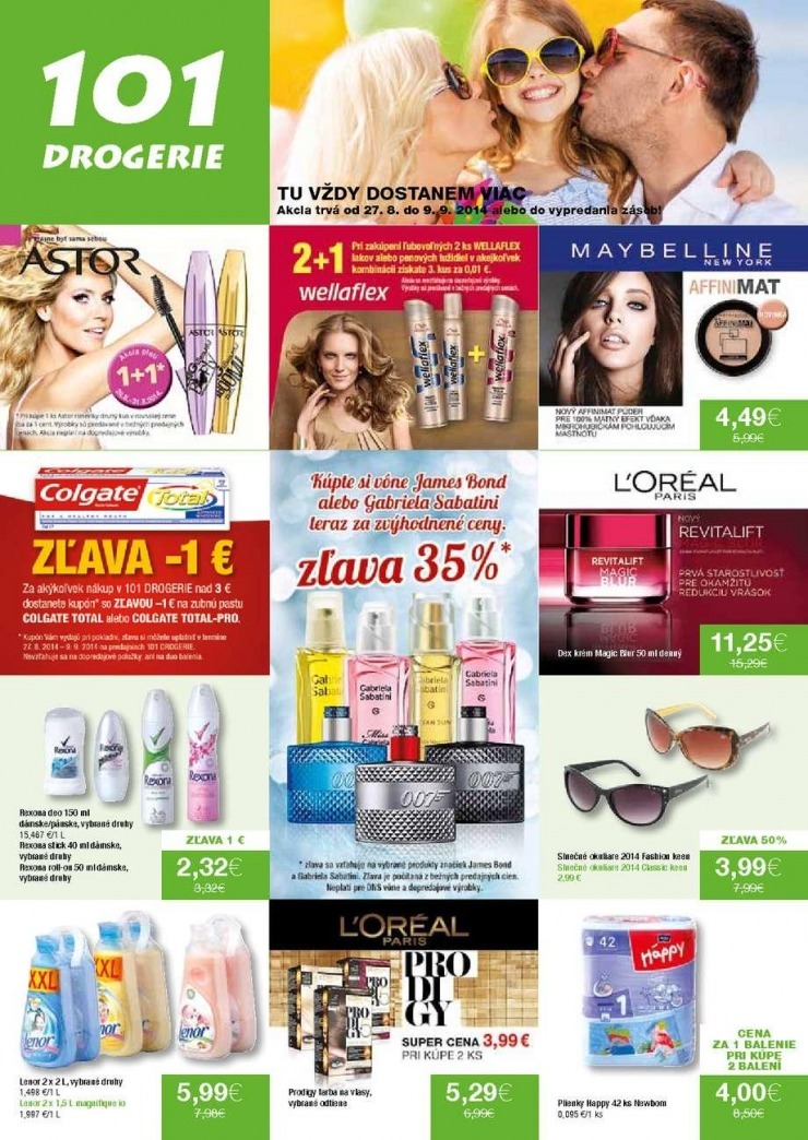 leták exkluzívny leták 101 Drogerie strana 1 leták exkluzívny leták 101 Drogerie strana 1