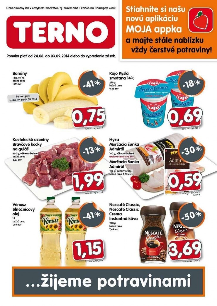 leták špeciálna ponuka TERNO strana 1 leták špeciálna ponuka TERNO strana 1