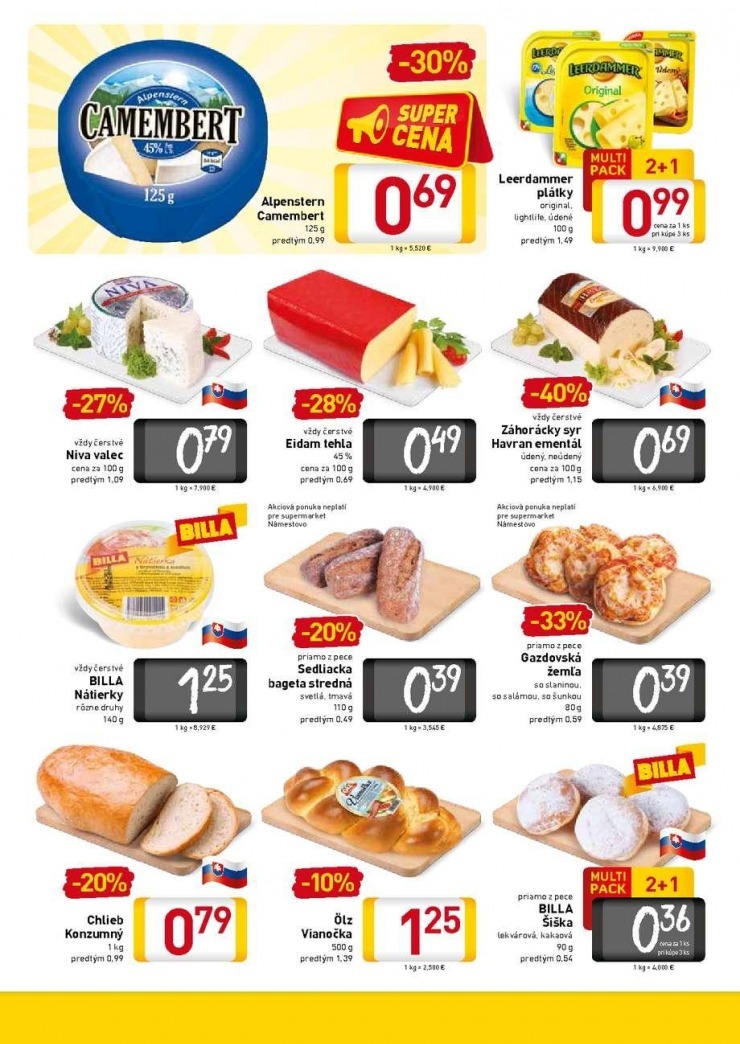leták akčný leták Billa strana 4 leták akčný leták Billa strana 4