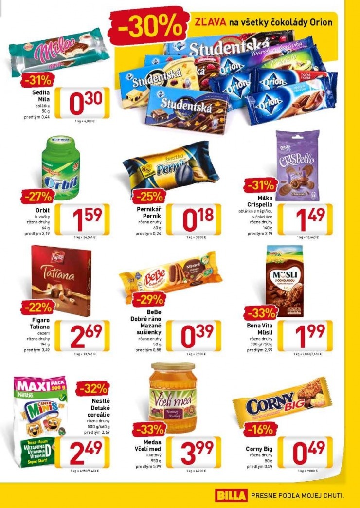 leták akčný leták Billa strana 7 leták akčný leták Billa strana 7