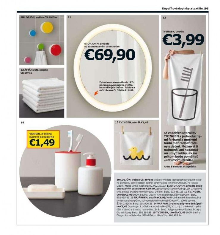 leták akčný katalóg Ikea 2015 strana 195 leták akčný katalóg Ikea 2015 strana 195