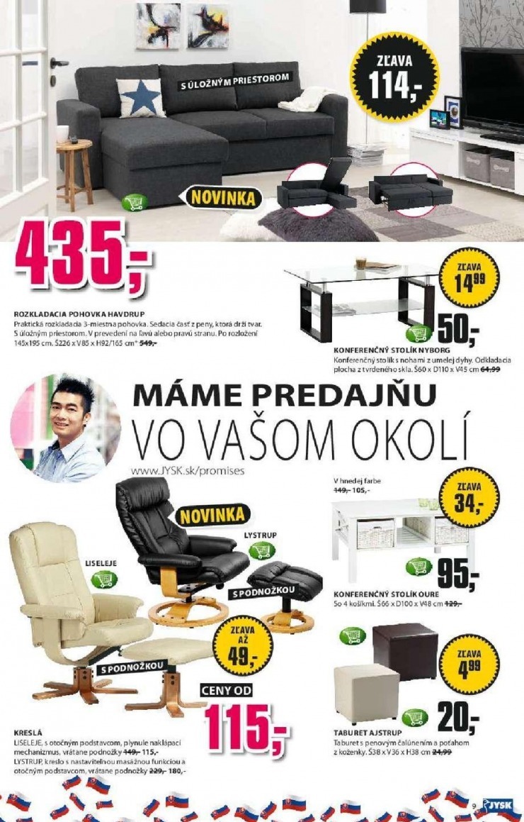 leták akciový leták Jysk strana 9 leták akciový leták Jysk strana 9