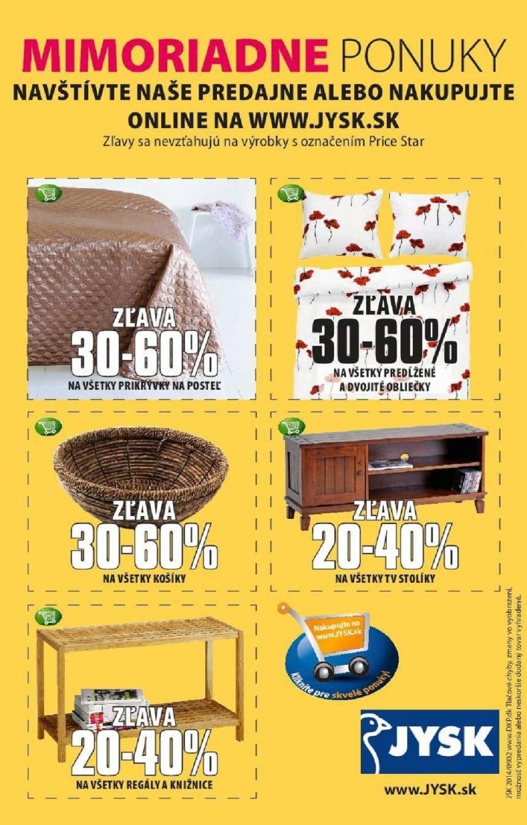 leták akciový leták Jysk strana 16 leták akciový leták Jysk strana 16