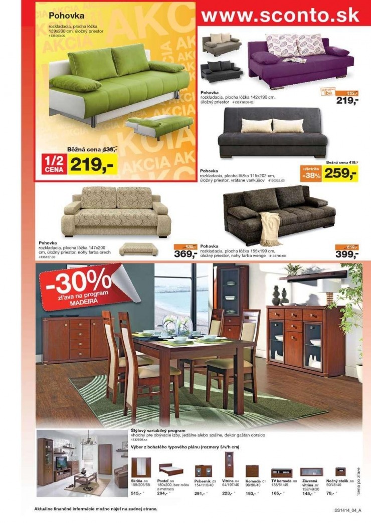 leták akčný leták Sconto nábytok strana 5 leták akčný leták Sconto nábytok strana 5
