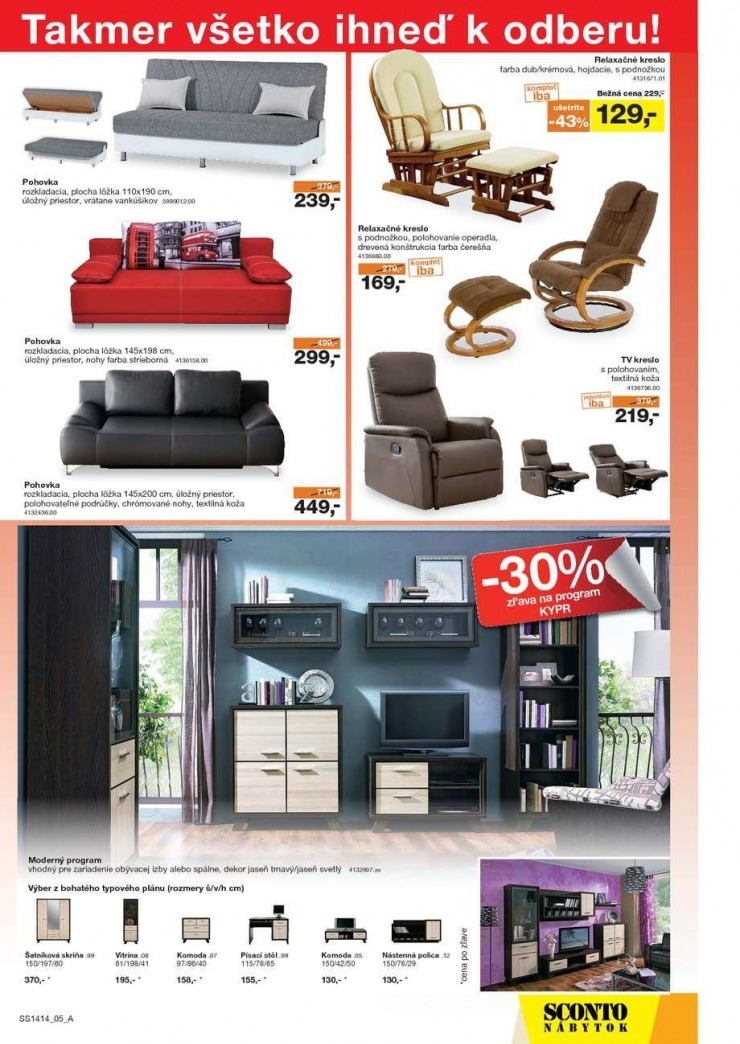leták akčný leták Sconto nábytok strana 6 leták akčný leták Sconto nábytok strana 6