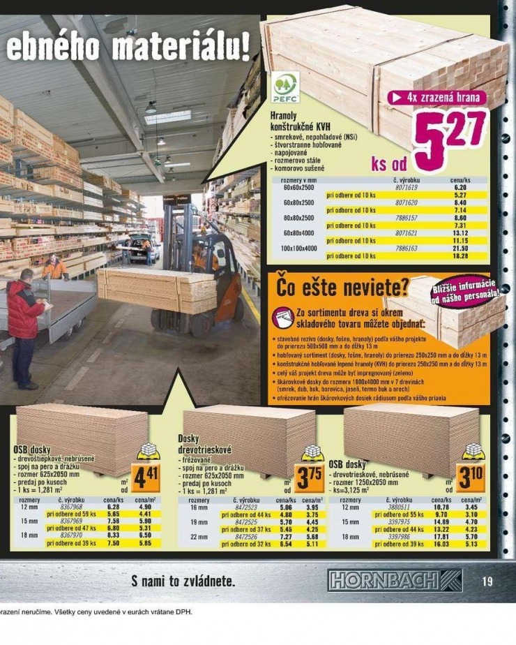 leták HORNBACH akciový leták strana 19 leták HORNBACH akciový leták strana 19