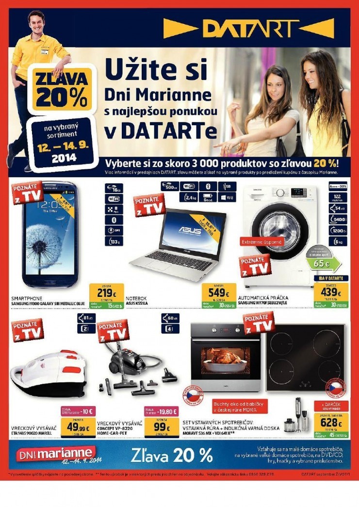 leták špeciálny leták Datart strana 1 leták špeciálny leták Datart strana 1