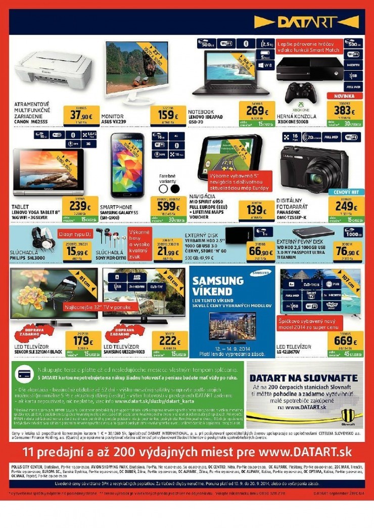 leták špeciálny leták Datart strana 4 leták špeciálny leták Datart strana 4
