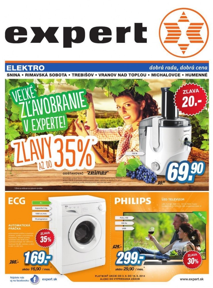 leták leták Expert Elektro - zľavobranie strana 1 leták leták Expert Elektro - zľavobranie strana 1