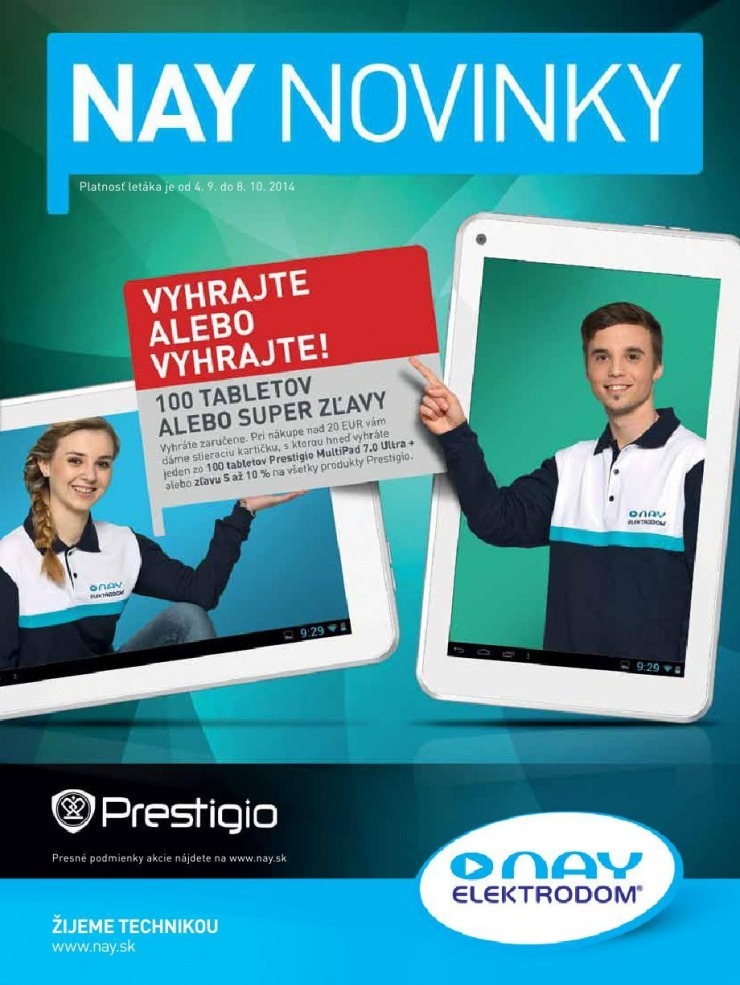 leták mimoriadný leták NAY Elektrodom strana 1 leták mimoriadný leták NAY Elektrodom strana 1