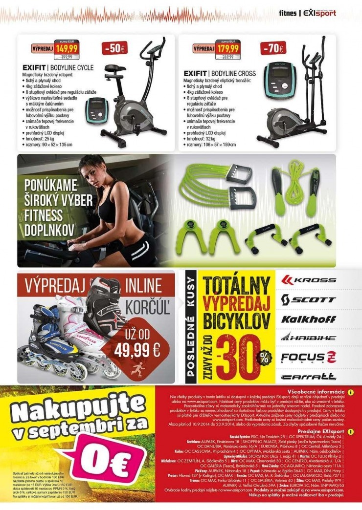 leták akciová ponuka EXIsport strana 7 leták akciová ponuka EXIsport strana 7