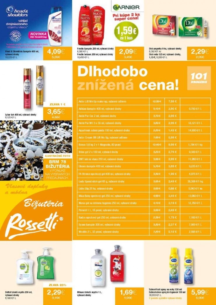 leták akčný leták 101 Drogerie strana 5 leták akčný leták 101 Drogerie strana 5
