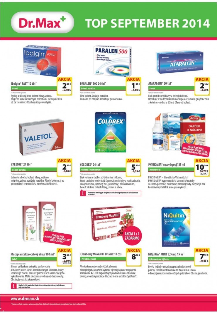 leták exkluzívna ponuka Dr.Max strana 3 leták exkluzívna ponuka Dr.Max strana 3