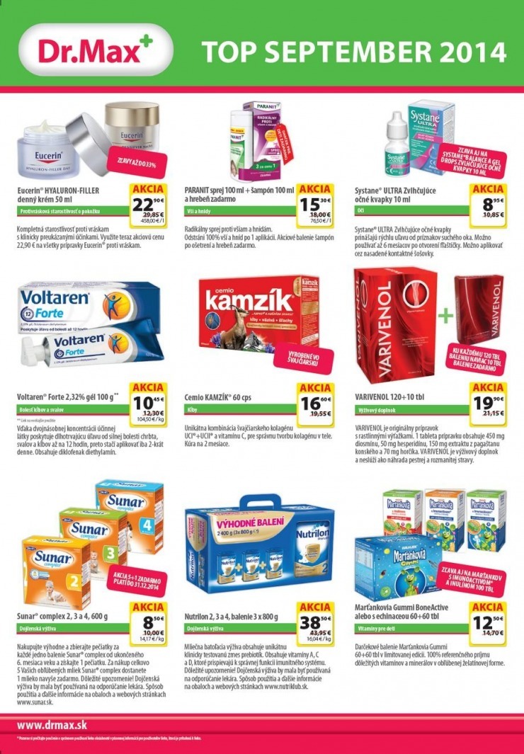 leták exkluzívna ponuka Dr.Max strana 4 leták exkluzívna ponuka Dr.Max strana 4